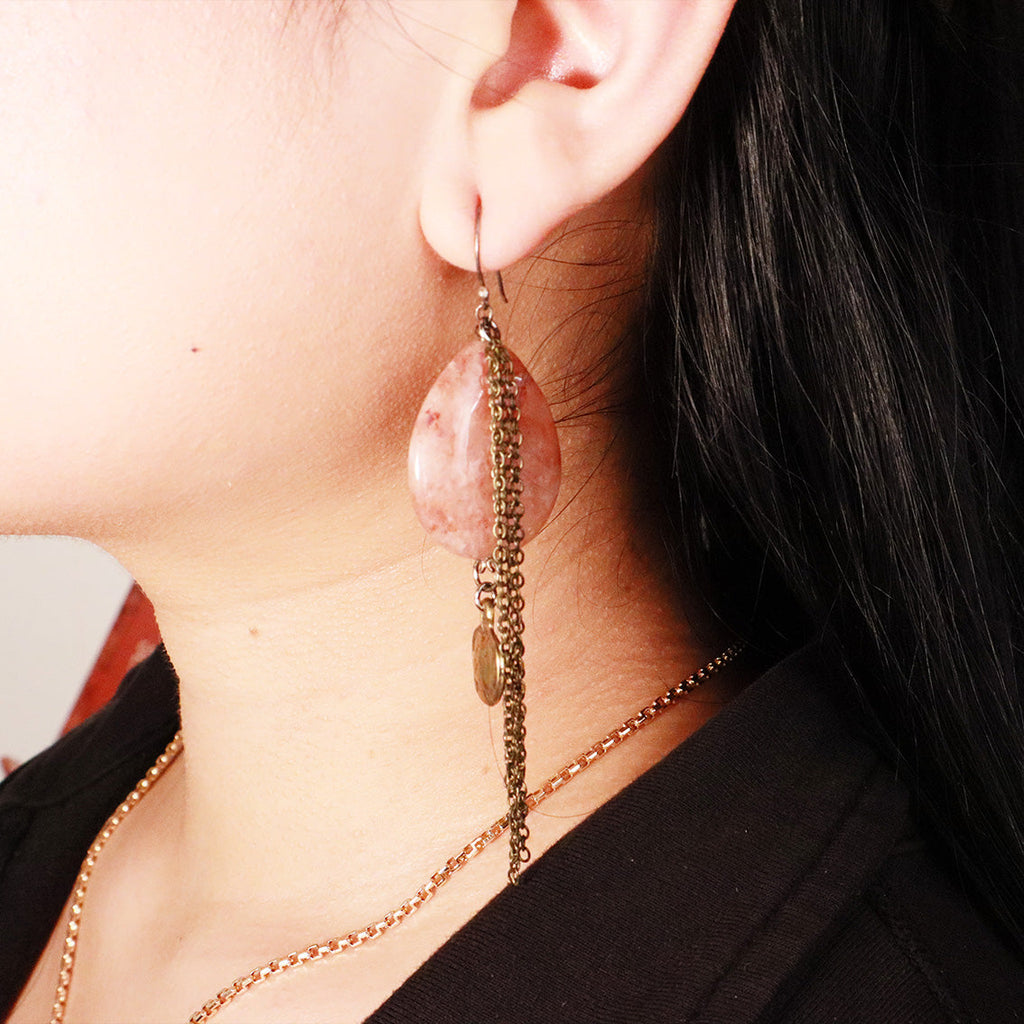 Vintage Stone Earring