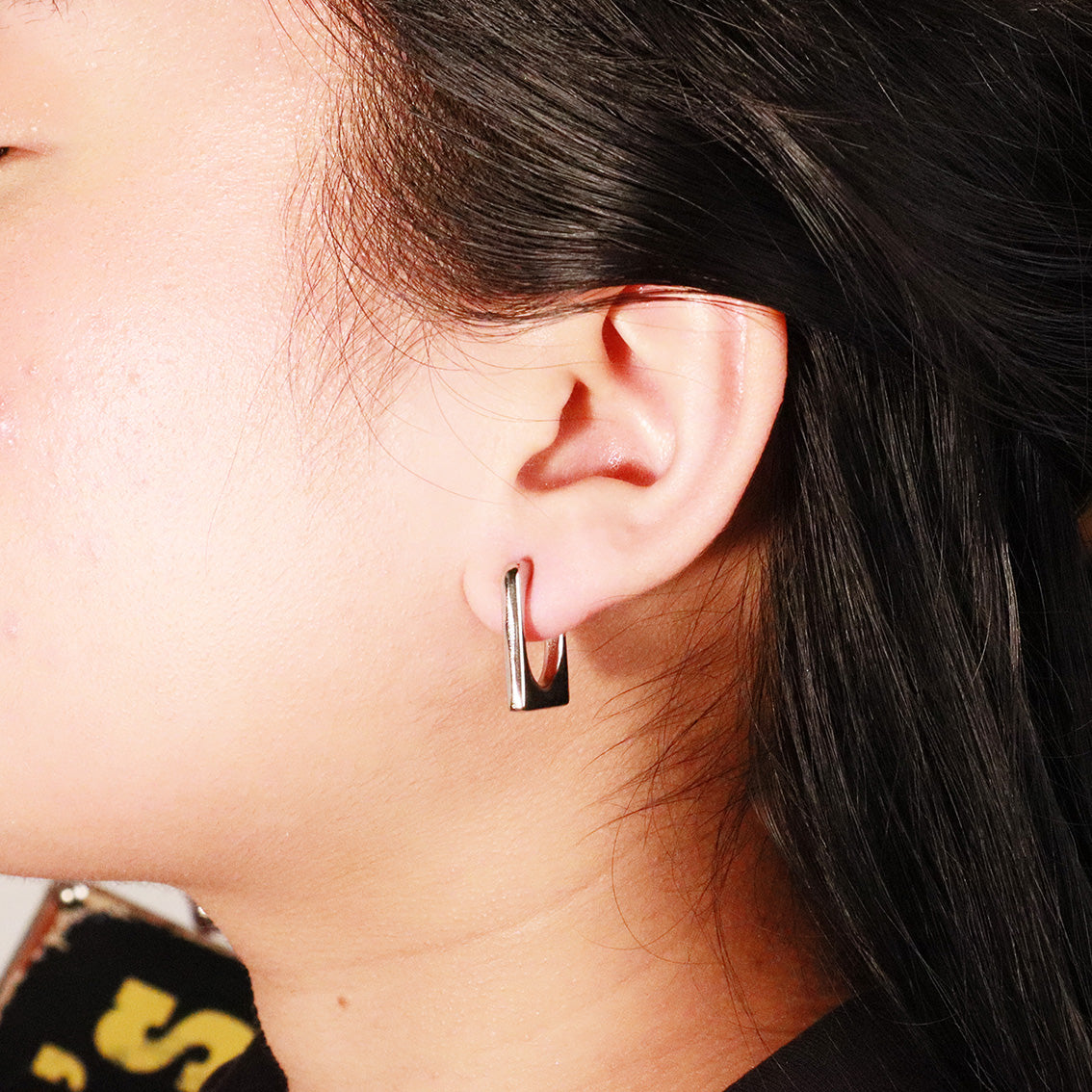 "Hook" Silver Earrings
