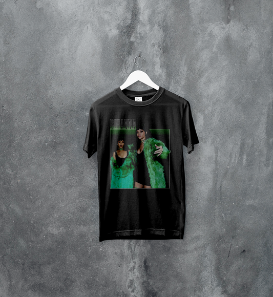 Rihanna Green Coat T-Shirt