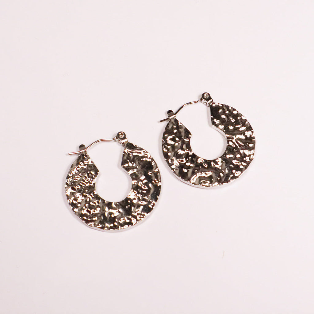 "Foil" Silver Earrings