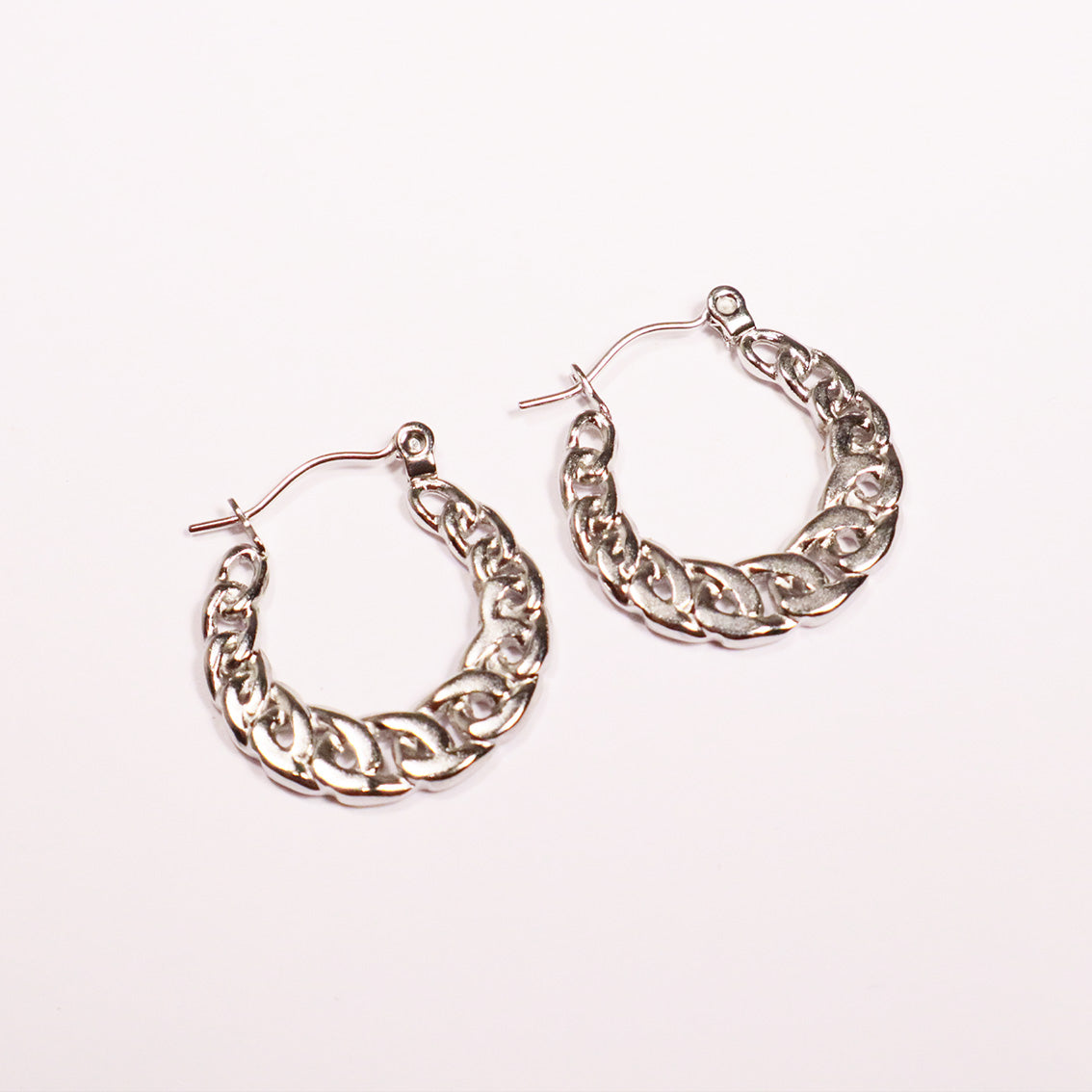 "Link" Silver Earrings