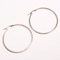 Classic Silver Hoops