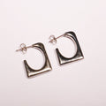 "Hook" Silver Earrings