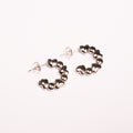 "Bubble Hearts" Silver Earrings