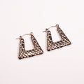 "Scale" Silver Earrings